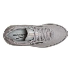 BROOKS Women's Addiction Walker Suede Walking Shoe - Alloy/Oyster/Peach- Regular (B) -Shoe Discount Store 120308 007 O Addiction Walker Suede