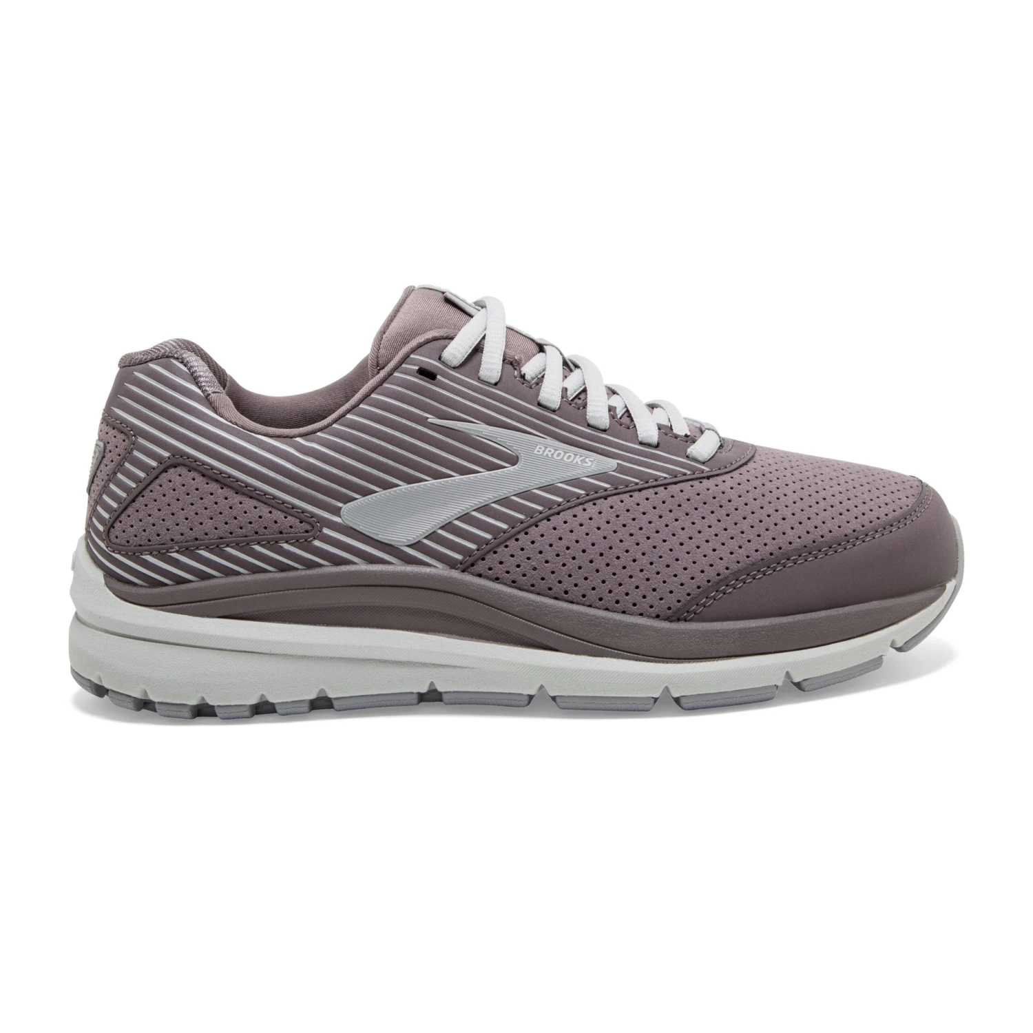BROOKS Women's Addiction Walker Suede Walking Shoe - Shark/Alloy/Oyster - Regular (B) 3 BROOKS Women's Addiction Walker Suede Walking Shoe - Shark/Alloy/Oyster - Regular (B)