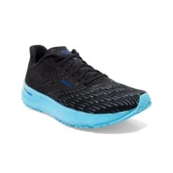 BROOKS Women's Hyperion Tempo Running Shoe - Black/Iced Aqua/Blue - Regular (B) -Shoe Discount Store 120328 082 A Hyperion Tempo
