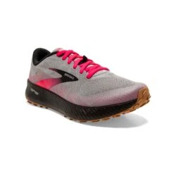 BROOKS Women's Catamount Trail Running Shoe - Alloy/Pink/Black - Regular (B) -Shoe Discount Store 120339 098 A Catamount