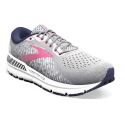 BROOKS Women's Addiction GTS 15 Running Shoe - Oyster/Peacoat/Lilac Rose - Extra Wide (2E) -Shoe Discount Store 120352 054 A Addiction GTS 15 1