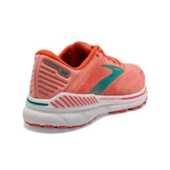 BROOKS Women's Adrenaline GTS 22 Running Shoe- Coral/Latigo Bay/White- Regular (B) -Shoe Discount Store 120353 680 H Adrenaline GTS 22