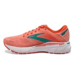 BROOKS Women's Adrenaline GTS 22 Running Shoe- Coral/Latigo Bay/White- Regular (B) -Shoe Discount Store 120353 680 M Adrenaline GTS 22