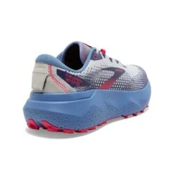 BROOKS Women's Caldera 6 Trail Running Shoe- Oyster/Blissful Blue/Pink - Regular (B) -Shoe Discount Store 120366 093 H Caldera 6