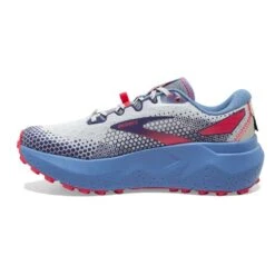 BROOKS Women's Caldera 6 Trail Running Shoe- Oyster/Blissful Blue/Pink - Regular (B) -Shoe Discount Store 120366 093 M Caldera 6