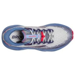 BROOKS Women's Caldera 6 Trail Running Shoe- Oyster/Blissful Blue/Pink - Regular (B) -Shoe Discount Store 120366 093 O Caldera 6