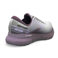 BROOKS Women's Glycerin 20 Running Shoe- White/Orchid/Lavender - Regular (B) -Shoe Discount Store 120369 168 H Glycerin 20
