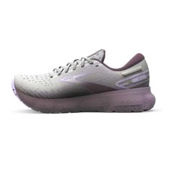 BROOKS Women's Glycerin 20 Running Shoe- White/Orchid/Lavender - Regular (B) -Shoe Discount Store 120369 168 M Glycerin 20