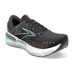 BROOKS Women's Glycerin GTS 20 Running Shoe - Black/Red/Opal - Regular (B) -Shoe Discount Store 120370 045 A Glycerin GTS 20 1