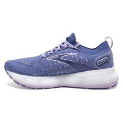 BROOKS Women's Glycerin StealthFit 20 Running Shoe - Blue/Pastel Lilac/White - Regular (B) -Shoe Discount Store 120372 402 M Glycerin StealthFit 20