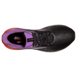 BROOKS Women's Hyperion Max Running Shoe- Black/Fiesta/Bellflower- Regular (B) -Shoe Discount Store 120377 089 O Hyperion Max