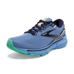 BROOKS Women's Ghost 15 Running Shoe - Vista Blue/Peacoat/Linen - Regular (B) -Shoe Discount Store 120380 472 Z Ghost 15
