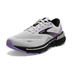 BROOKS Women's Adrenaline GTS 23 Running Shoe - Grey/Black/Purple- Regular (B) -Shoe Discount Store 120381 039 Z Adrenaline GTS 23 1