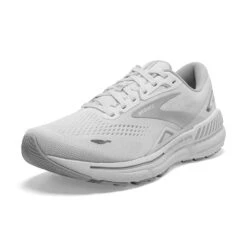BROOKS W Adrenaline GTS 23 - White/Oyster/Silver -Shoe Discount Store 120381 104 Z Adrenaline GTS 23