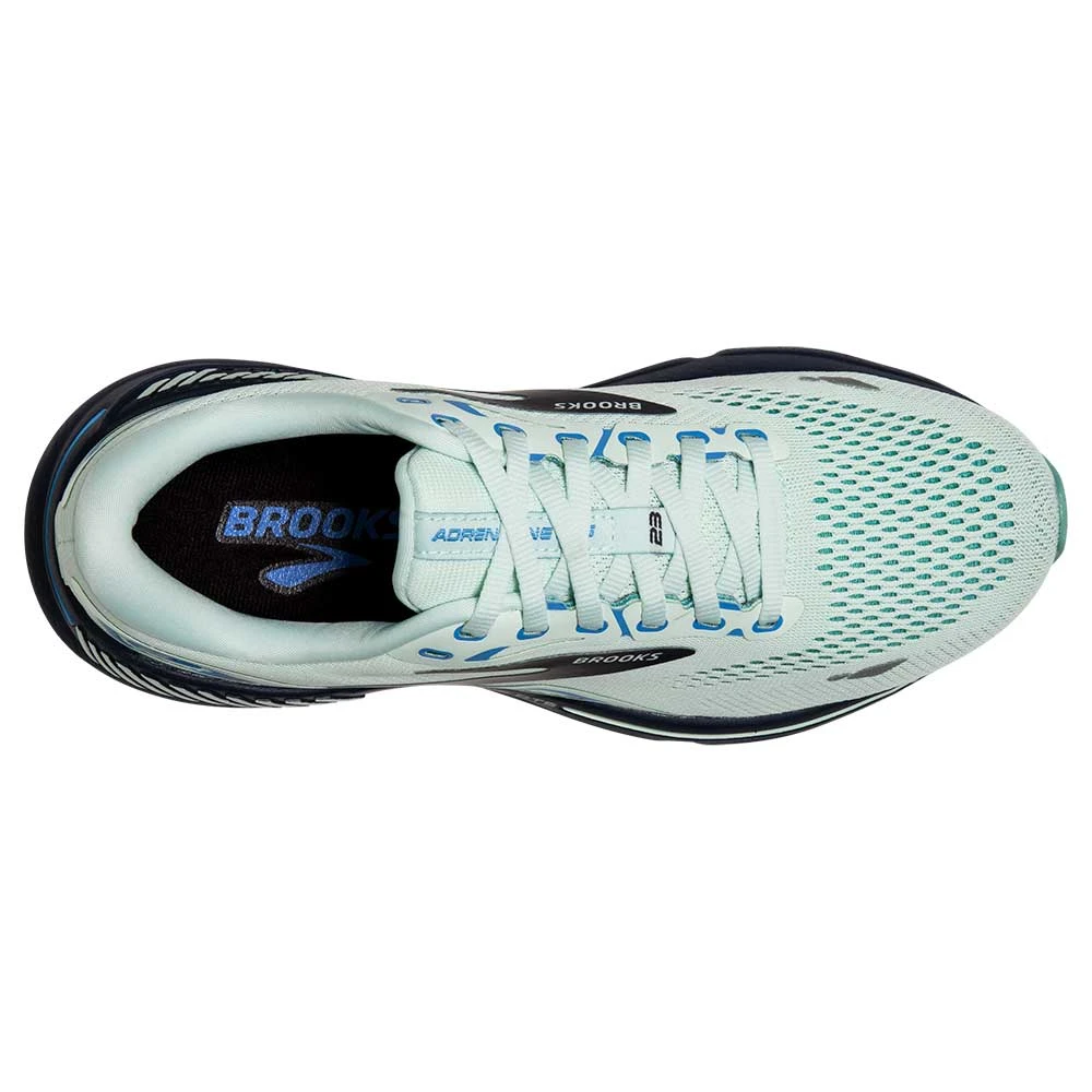 BROOKS Women's Adrenaline GTS 23 Running Shoe - Blue Glass/Nile Blue/Marina- Wide (D) 8 BROOKS Women's Adrenaline GTS 23 Running Shoe - Blue Glass/Nile Blue/Marina- Wide (D) - Image 6
