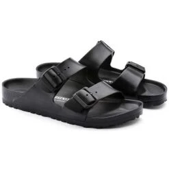 Birkenstock Arizona EVA Sandals -Black- Medium/Narrow -Shoe Discount Store 129423 pair
