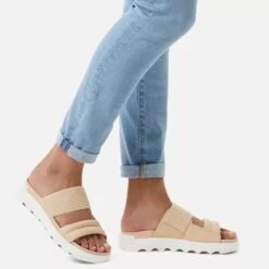 Sorel Women's Viibe Slide - Nova Sand/Sea Salt - Regular (B) -Shoe Discount Store 2030531 260 a9