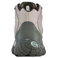 Oboz Women's Bridger Mid B-DRY Hiking Shoe- Frost Gray -Shoe Discount Store 22102 Womens Bridger Mid B DRY FrostGray back 86104