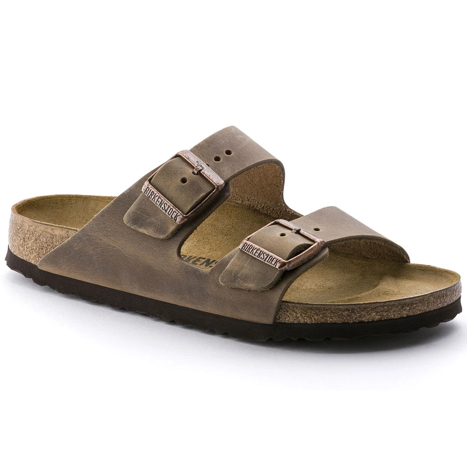 Birkenstock Arizona Cork Tobacco Brown Oiled Leather Sandal- Regular/Wide 3 Birkenstock Arizona Cork Tobacco Brown Oiled Leather Sandal- Regular/Wide