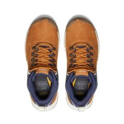 Women's Nxis Explorer Mid Waterproof Hiking Boot - Keen Maple/Birch- Regular (B) -Shoe Discount Store 3d98a69bb08aea03fee3285af74a530c22bd17c6