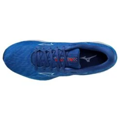 Mizuno Men's Wave Rider 26 Running Shoe- Super Sonic/IceWater- Regular (D) -Shoe Discount Store 411373 SNIW 04 1