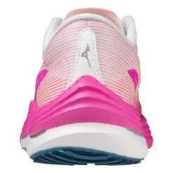 Mizuno Women's Wave Rebellion Flash Running Shoe - White/Silver - Regular (B) -Shoe Discount Store 411394 0073 05 e1ded949 8615 41c7 9ff9 3c9621910d12