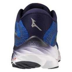 Mizuno Men's Wave Rider 27 Running Shoe - Surf The Web/White - Regular (D) -Shoe Discount Store 411415 5E00 05