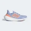 ADIDAS Women's Ultraboost Light Running Shoe - Blue Dawn/Coral Fusion/Blue Fusion - Regular (B)