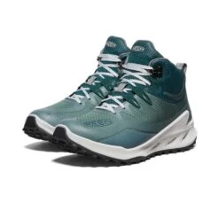 Keen Women's Zionic Mid Waterproof Hiking Boot - Dark Forest/Sea Moss- Regular (B) -Shoe Discount Store 4b1262220d8d20acf9a5a104dae70e5ae51b9e68