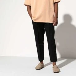 Birkenstock Boston Soft Footbed - Taupe - Medium/Narrow -Shoe Discount Store 560771 f look m