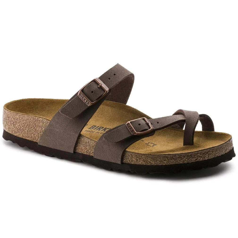Birkenstock Mayari Suede Mocha Birko-Flor® Nubuck Sandal- Regular/Wide 3 Birkenstock Mayari Suede Mocha Birko-Flor® Nubuck Sandal- Regular/Wide