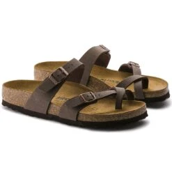 Birkenstock Mayari Suede Mocha Birko-Flor® Nubuck Sandal- Regular/Wide 10 Birkenstock Mayari Suede Mocha Birko-Flor® Nubuck Sandal- Regular/Wide -Shoe Discount Store 71063 pair