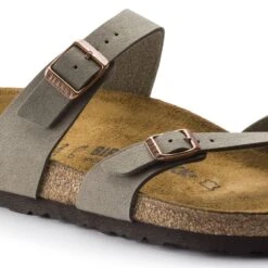 Birkenstock Mayari Cork Stone Birko-Flor Nubuck Sandal- Regular/Wide -Shoe Discount Store 71071 detail 1