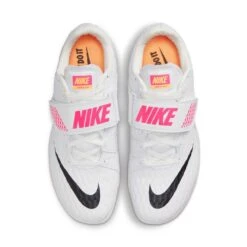 Unisex Nike Air Zoom High Jump Elite Spike - White/Black/Laser Pink - Regular (D) -Shoe Discount Store 806561 102 PHCTH001