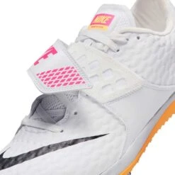 Unisex Nike Air Zoom High Jump Elite Spike - White/Black/Laser Pink - Regular (D) -Shoe Discount Store 806561 102 PHSYD005