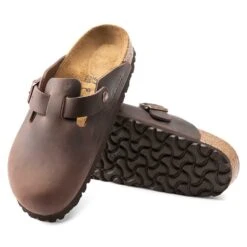 Birkenstock Boston Oiled Leather - Habana -Shoe Discount Store 860133 sole