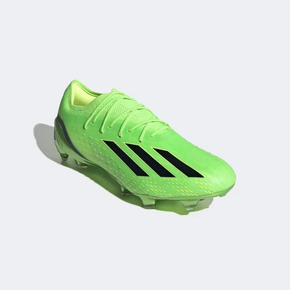 ADIDAS Unisex X SpeedPortal .1 FG Soccer Shoe - Solar Green/Solar Red/Solar Yellow 4 ADIDAS Unisex X SpeedPortal .1 FG Soccer Shoe - Solar Green/Solar Red/Solar Yellow - Image 2