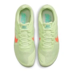 Nike Unisex Zoom Rival D Track Spike - Barely Volt/Hyper Orange/Dynamic Turq - Regular (D) -Shoe Discount Store 907566 700 PHCTH001 1500 1