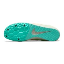 Nike Unisex Zoom Rival D Track Spike - Barely Volt/Hyper Orange/Dynamic Turq - Regular (D) -Shoe Discount Store 907566 700 PHSUH000 1500 1