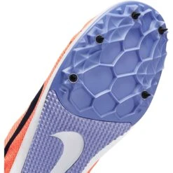 Nike Unisex Zoom Rival D 10 Track Spike - Bright Mango/Blackened Blue/Purple Pulse-Regular (D) -Shoe Discount Store 907566 800 PHSUD001 2000
