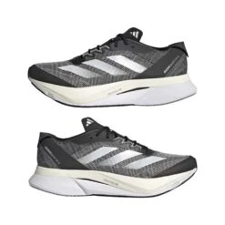 ADIDAS Men's Adizero Boston 12 Running Shoe - Core Black/FTWR White/Carbon - Regular (D) -Shoe Discount Store ADIZERO BOSTON 12 M Black ID4234 09 standard