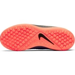 Nike Jr. Phantom Vision Academy Dynamic Fit TF Soccer Cleat - Dark Grey/Black/Bright Mango -Shoe Discount Store AO3292 080 PHSUH000
