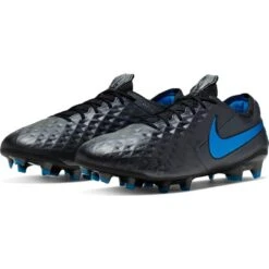 Nike Legend 8 Elite FG Soccer Boots - Black/Black/Blue Hero -Shoe Discount Store AT5293 004 PHCFH001 JPG HEI 875 WID 875