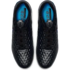 Nike Legend 8 Elite FG Soccer Boots - Black/Black/Blue Hero -Shoe Discount Store AT5293 004 PHCTH001 JPG HEI 875 WID 875