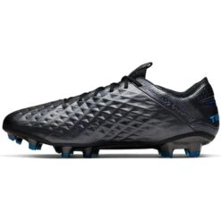 Nike Legend 8 Elite FG Soccer Boots - Black/Black/Blue Hero -Shoe Discount Store AT5293 004 PHSLH001 JPG HEI 875 WID 875