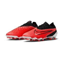 Men's Nike Phantom GX Elite Firm-Ground Soccer Cleats -Bright Crimson/White/University Red/Black - Regular (D) -Shoe Discount Store AURORA DC9968 600 PHCFH001 2000