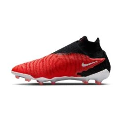Nike Gripknit Phantom GX Elite Dynamic Fit FG Soccer Cleat - Bright Crimson/Black-White- Regular (D) -Shoe Discount Store AURORA DC9969 600 PHSLH001 2000 1