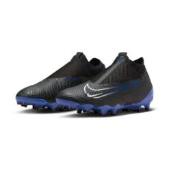 Nike Phantom GX Academy Dynamic Fit MG Soccer Cleat - Black/Chrome-Hyper Royal- Regular (D) -Shoe Discount Store AURORA DD9472 040 PHCFH001 2000