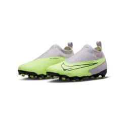 Nike Youth Phantom GX Academy DF FG/MG Soccer Cleats - Barely Volt/Gridiron - Regular (D) -Shoe Discount Store AURORA DD9546 705 PHCFH001 2000