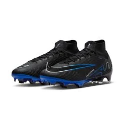 Nike Zoom Mercurial Superfly 9 Elite FG Soccer Cleat - Black/Chrome-Hyper Royal- Regular (D) -Shoe Discount Store AURORA DJ4977 040 PHCFH001 2000